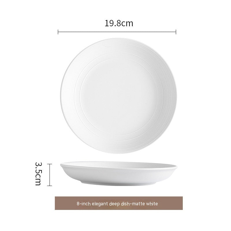 Frosted Dessert Pasta Western Cuisine Plate Household