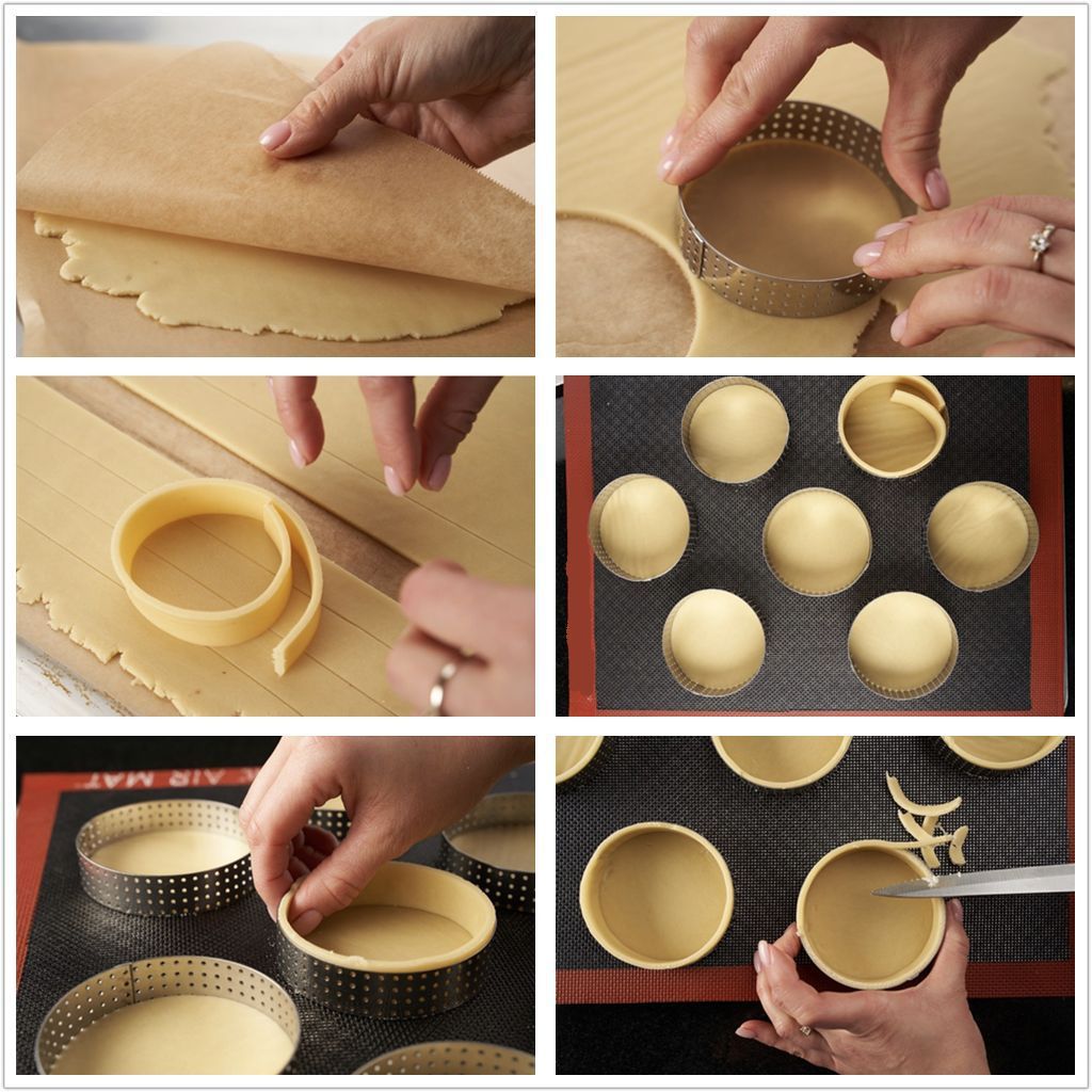 8 Round Mousse Molds, Bubble Mousse Molds