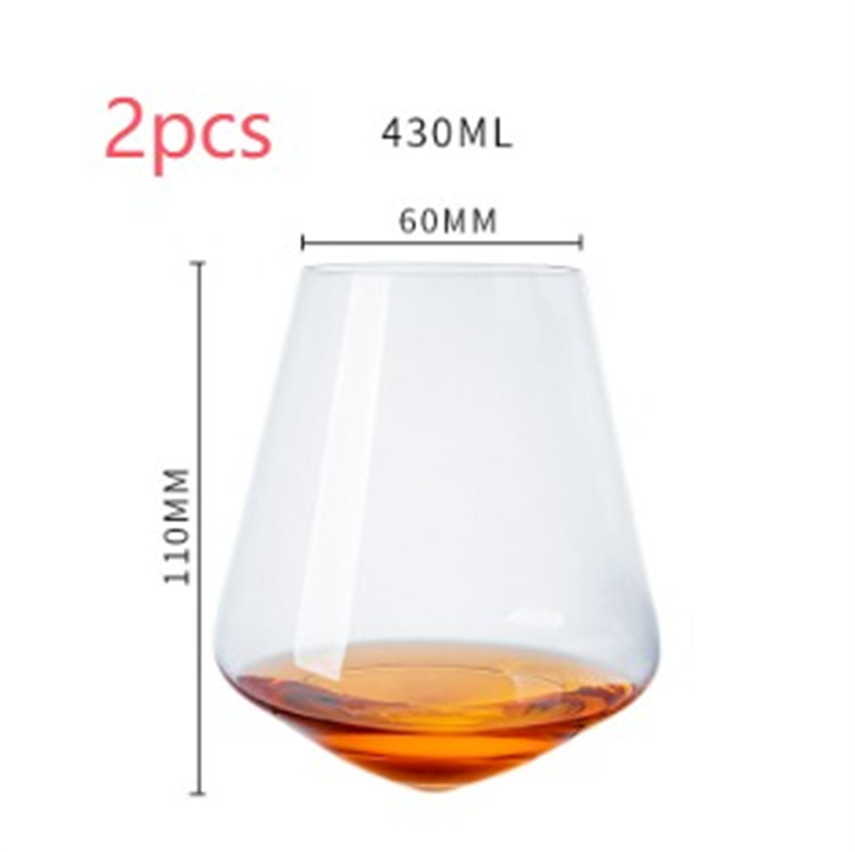 Tumbler Wine Glass Crystal Handmade Wine Glass Foreign Wine Glass