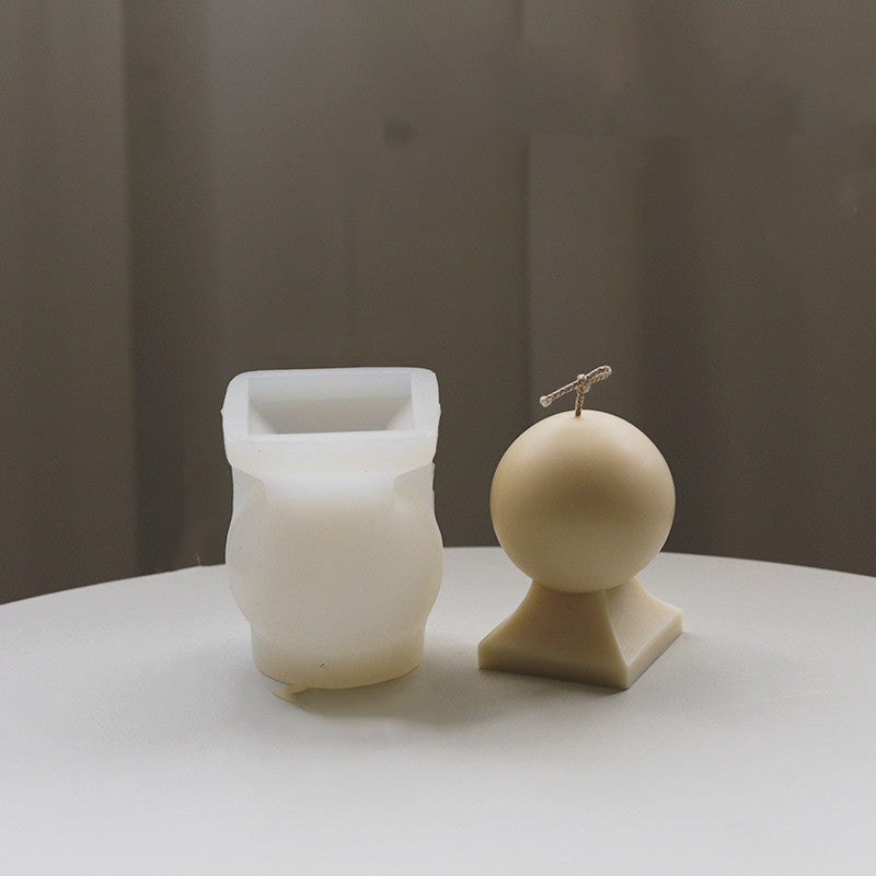 Creative Geometric Shapes Of Candle Molds